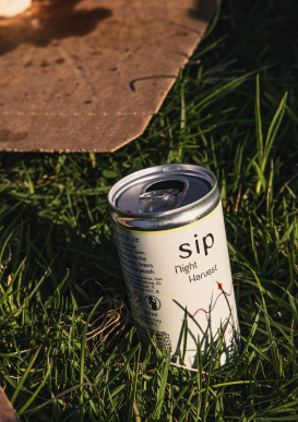 SIP can grass